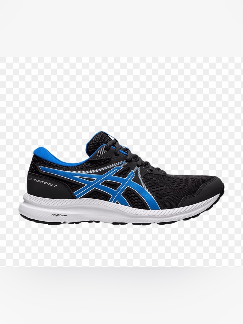 Asics Black & Blue Men's Running Shoe